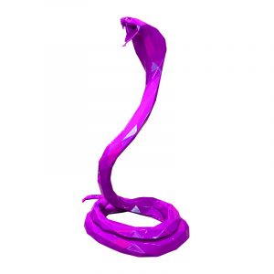 1H907002 Sculpture de serpent Chine Fabricant Violet