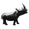 Rhinoceros Sculpture Supply Black
