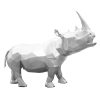 Rhinoceros Sculpture Supply White