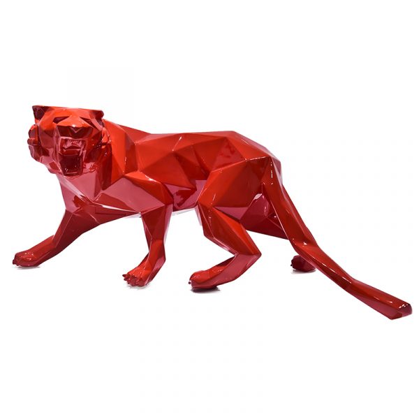 Red Tiger Sculpture For Sale