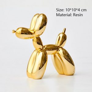 Sculpture de chien en ballon d'or à vendre