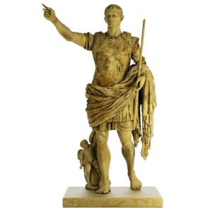 1I711003 статуя августа цезаря мраморный каменный сад (1)