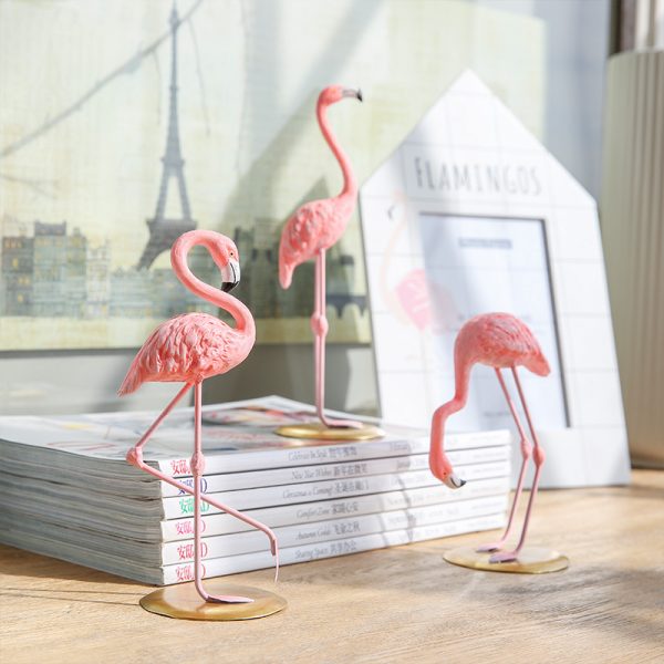 1I820002 vintage pink flamingo figurines (3)