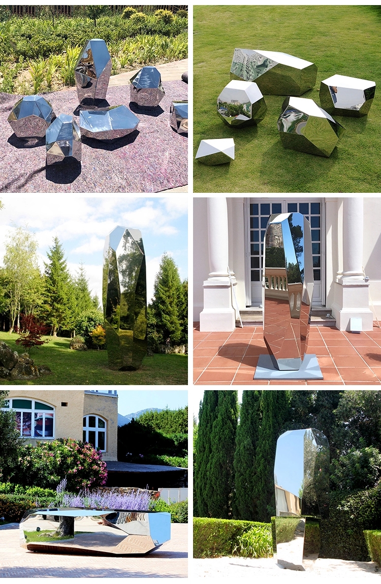 mirror polished stainless steel sculpture (1)