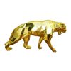 Gold Leopard Statue