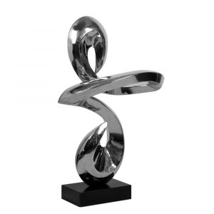 Sculptures abstraites en acier inoxydable (2)
