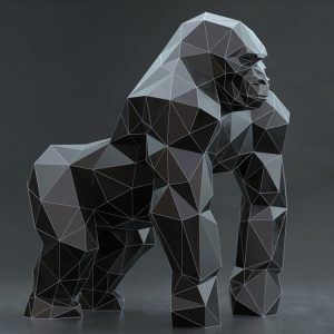 1L204008 Статуя большой гориллы Статуя гориллы (1)