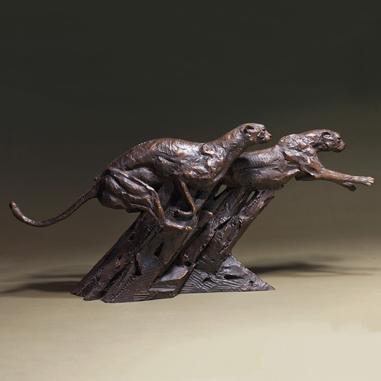 1J608006 Bronze Cheetah Sculpture Maker (3)