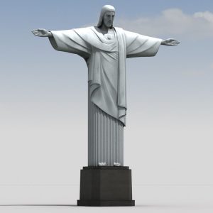 1I711010 sculpture jésus christ marbre blanc (4)