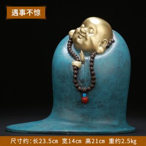 1I904030 statue de bouddha rieur pour la maison (9)