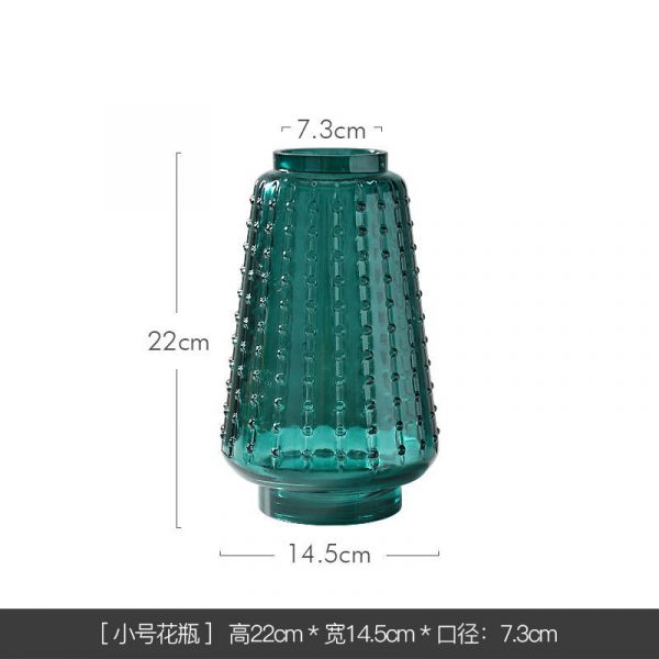 1JC21016 vase en verre en gros (22)