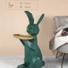 1JC21038 Resin Rabbit Statues Serveware (17)