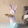 1JC21038 Resin Rabbit Statues Serveware (20)