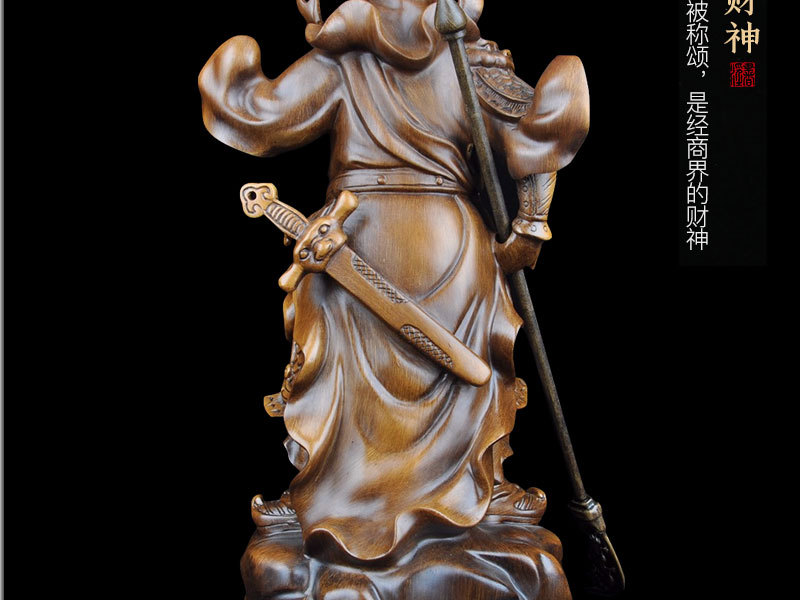 1J824001 tượng quan công guan gong statue detail (12)