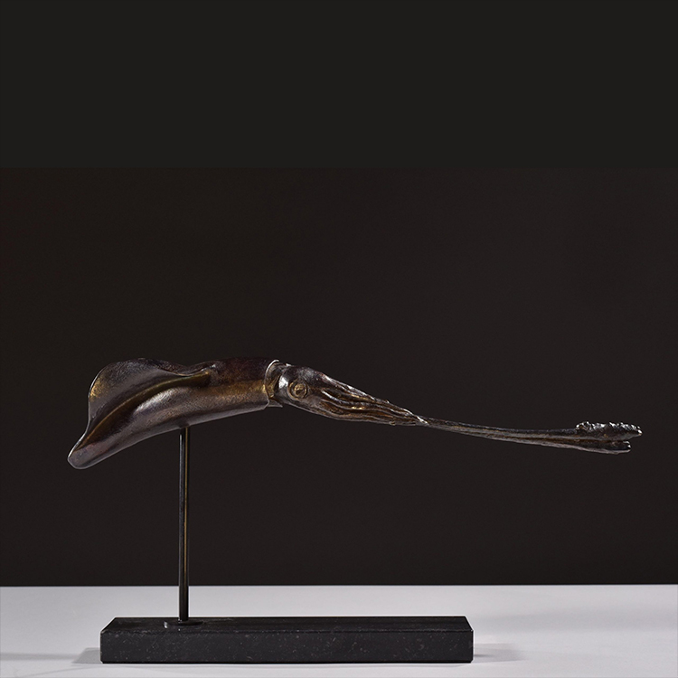 1JA16001 Squid Statue Bronze China Maker (8)