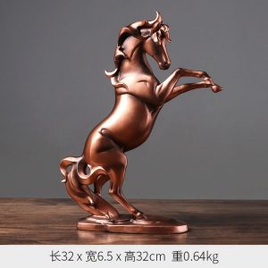 1JA29002 décoration de cheval résine (2)