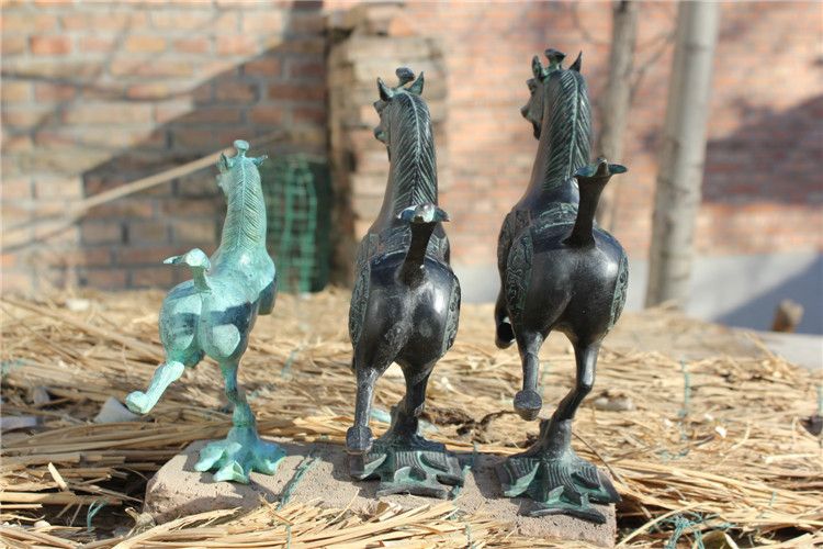 1JA29004 Antique Bronze Horse Sculptures Sale (10)