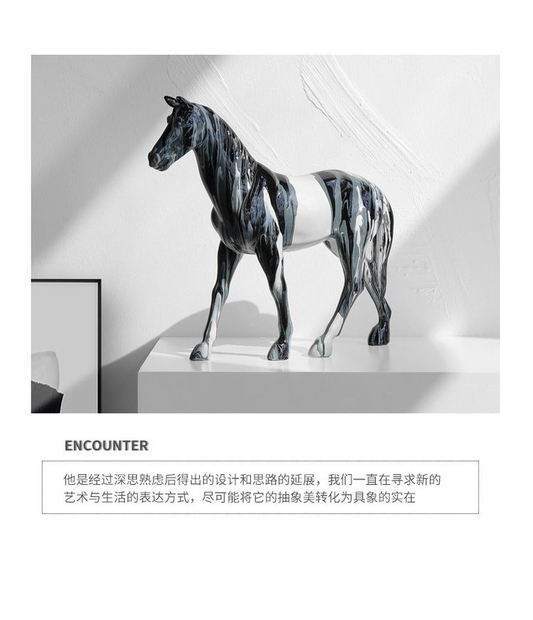 1JB03008 Resin Horse Ornaments China Maker (4)