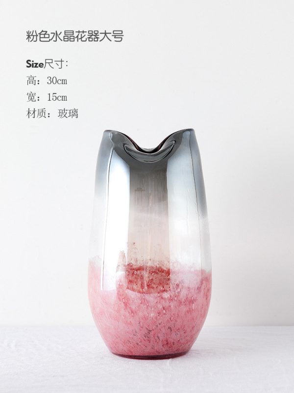 1JC21030 Blush Pink Glass Vase Sale (17)