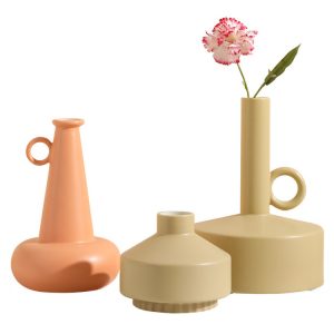 1JC21032 Fabricant de porcelaine de petit vase mignon (3)
