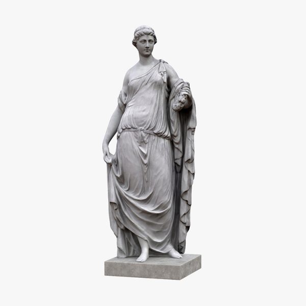 1K810002 Scultura Romanica Flora Statue (2)