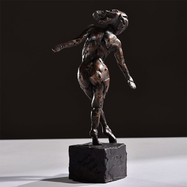 1JA16005 Naked Lady Statue Bronze (2)