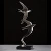 1JA19002 Swift Sculpture Silver Bronze (1)