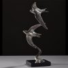 1JA19002 Swift Sculpture Silver Bronze (6)