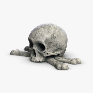 1K908002 Sculptures en pierre à vendre Crâne (2)
