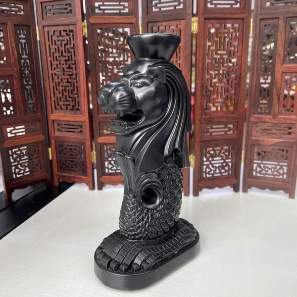 1K929001 Lion Fish Statue Resin (6)