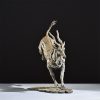 1JA19011 Antelope Statue Bronze Making (1)