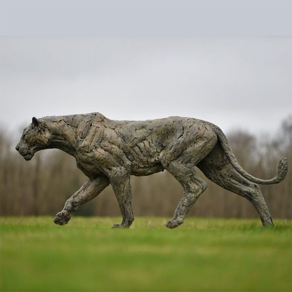 1JA20004 Lioness Garden Statue Bronze Maker (4)