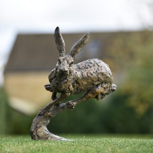 1JA20006 Bronze Hare Sculpture China Maker (2)