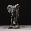 1JA20007 Elephant Calf Sculpture Bronze Maker (4)