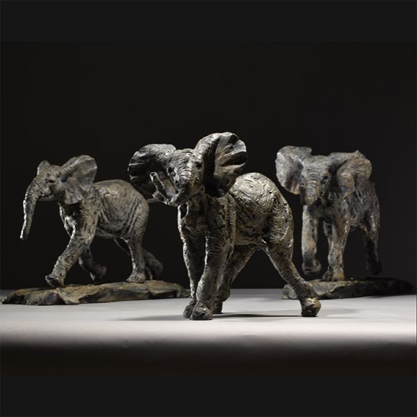 1JA20008 Bronze Elephant Sculpture China Maker (7)