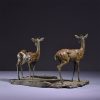 1JA22003 African Dik Dik Antelope Statue (6)