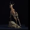 1JA23009 Gazelle Sculpture Bronze China Factory (3)