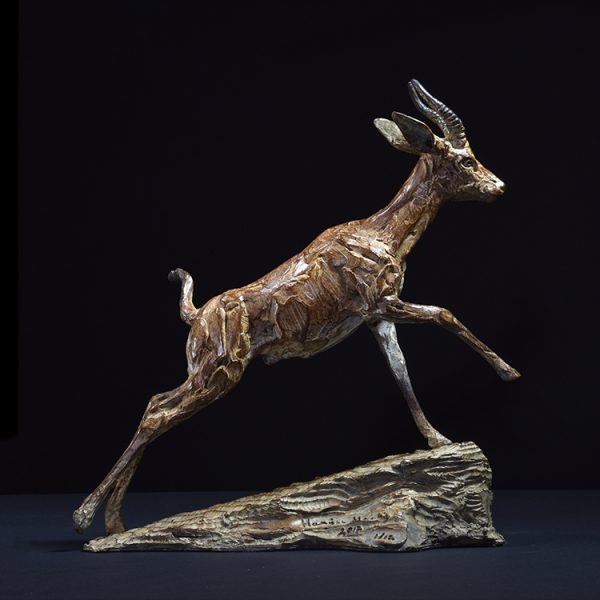 1JA23009 Gazelle Sculpture Bronze China Factory (4)