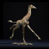 1JA26001 Outdoor Giraffe Statue Bronze Customized (1)