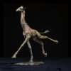 1JA26001 Outdoor Giraffe Statue Bronze Customized (3)