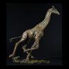 1JA26002 Metal Giraffe Statue Large Size (2)