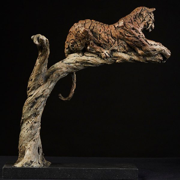 1JA26011 Бронзовая скульптура тигра Китайская фабрика (1)