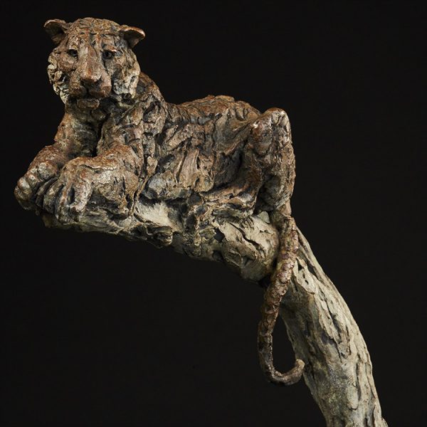1JA26011 Бронзовая скульптура тигра Китайская фабрика (3)