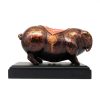 1K701001 Piggy Statue Brass Lacquer Art (6)