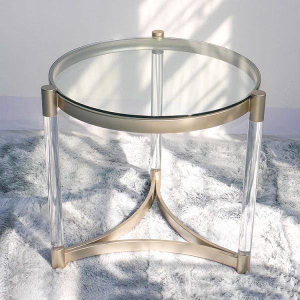 1L610054 Round Glass Side Table China Vendor (12)