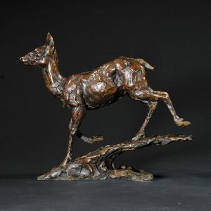 1JA23011 Charge Taureau Sculpture Bronze Personnalisé (1)