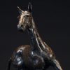 1JB12013 Horse Racing Figurines Bronze Customized (4)