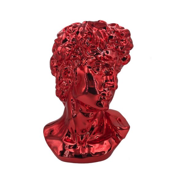 1JB13007 Скульптура Давида, украшение интерьера головы (2)