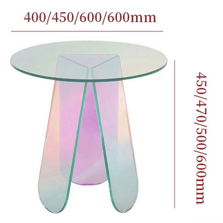 1L610036 Round Lucite Coffee Table Factory (8)