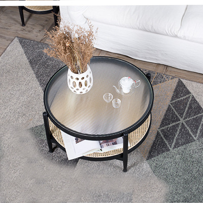 1L610039 Rattan Round Side Table Factory (23)